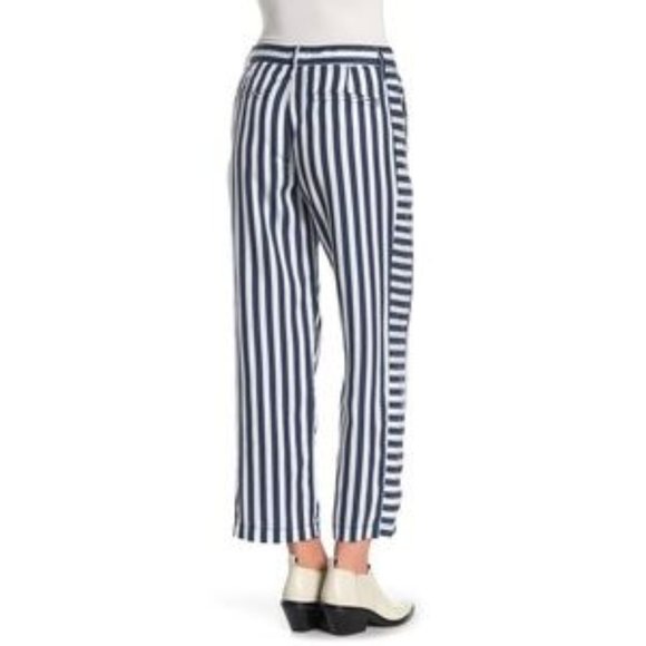 Mother the inset Greaser Jeans Pant Navy Blue Jean - Picture 3 of 12